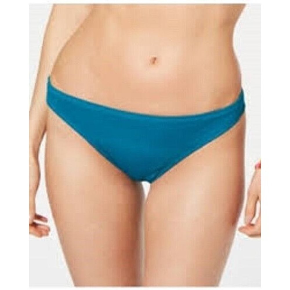 California Waves - Junior's Solid Ribbed Hipster Bottom, Teal, Extra‎ Large, NWT